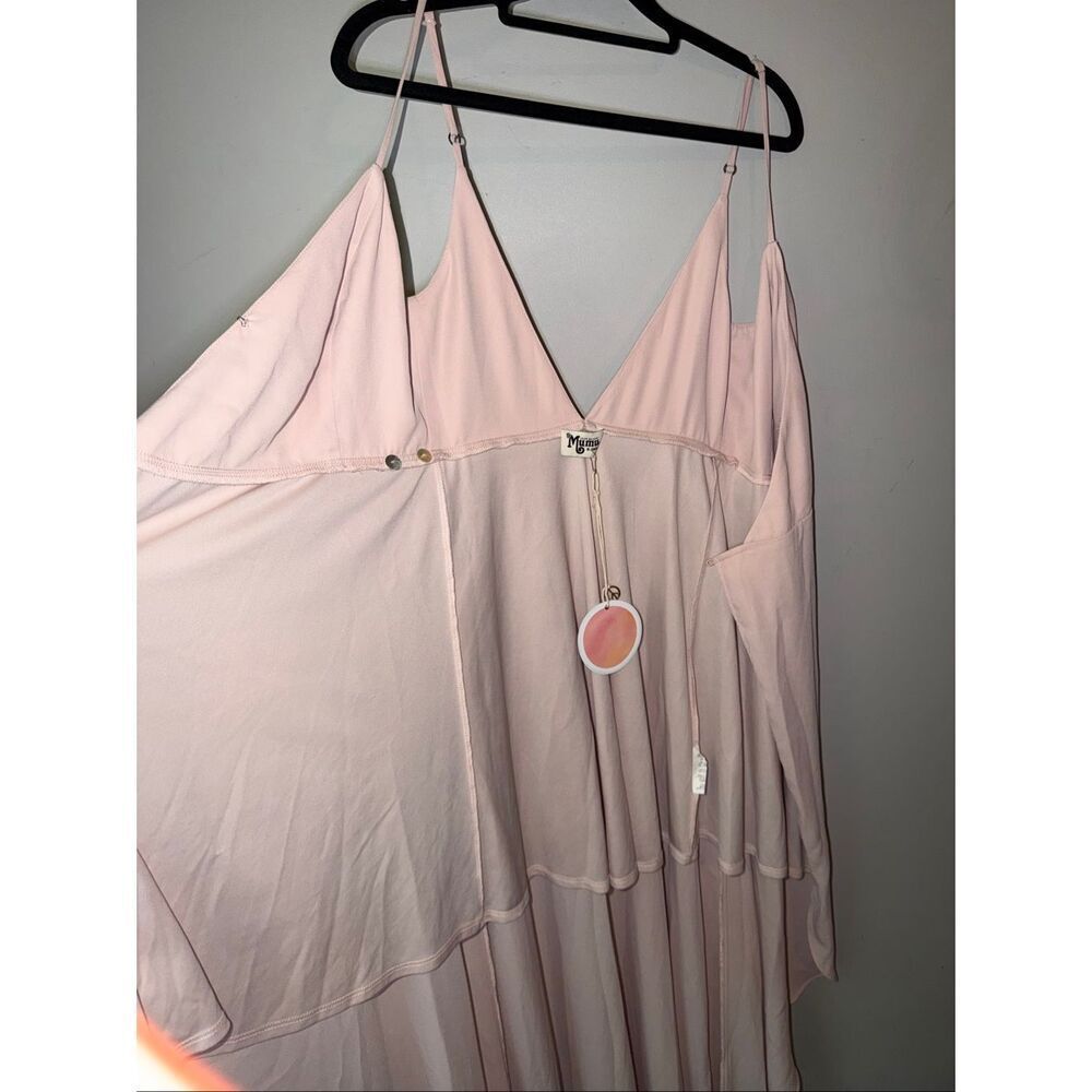 Show me your mumu Mariah wrap dress blush beige small NWT - Picture 8 of 10